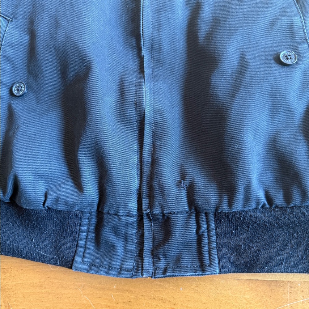 Harrington Bomber Jacket with Red Plaid Lining - Picture 4 of 8